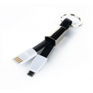 Logotrade corporate gift image of: Data transfer cable and keyring