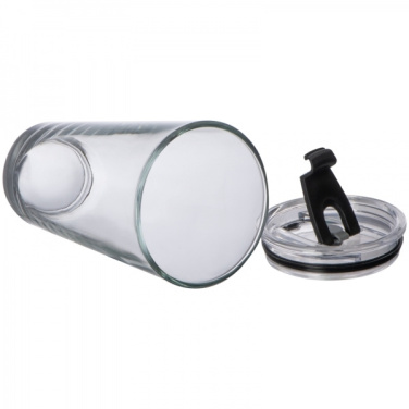 Logotrade promotional merchandise picture of: Glass mug with lid WATTENSCHEID 400 ml