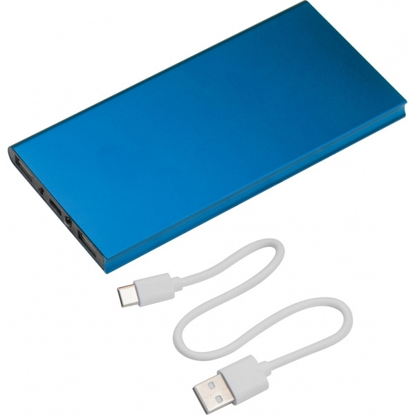 Logo trade business gifts image of: Power bank 8 000 mAh WOLFSBERG