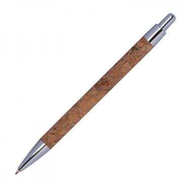 Logo trade advertising products picture of: Cork pen KINGSWOOD