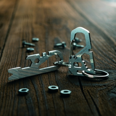 Logotrade business gift image of: Multifunctional keychain ATACAMA Schwarzwolf