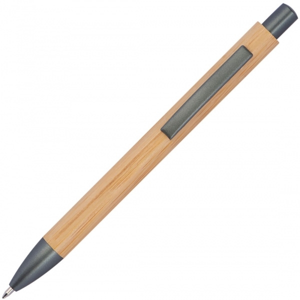 Logo trade promotional products picture of: Bamboo ballpen BERINGEN