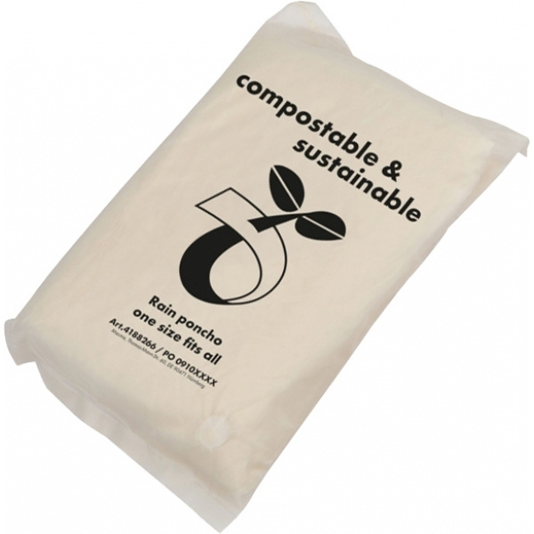 Logotrade promotional products photo of: Rain poncho FLEURUS