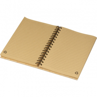 Logo trade promotional gift photo of: A5 notebook PISA