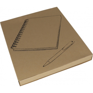 Logo trade business gift photo of: A5 notebook PISA
