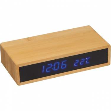 Logo trade business gift photo of: Desk clock TRONDHEIM