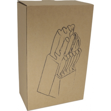 Logo trade promotional merchandise photo of: Knife block BERLIN