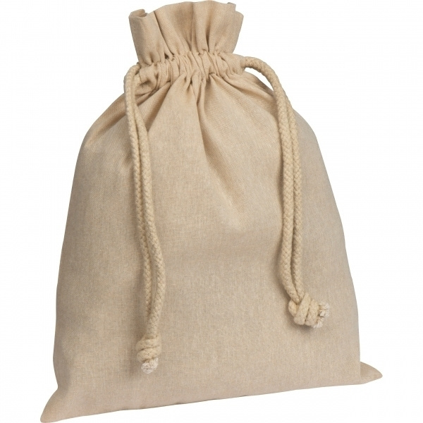Logo trade promotional gifts image of: Recycled cotton bag PASADENA