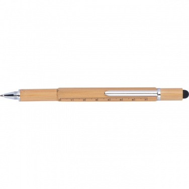 Logo trade promotional merchandise photo of: 6in1 multifunctional pen COIMBRA