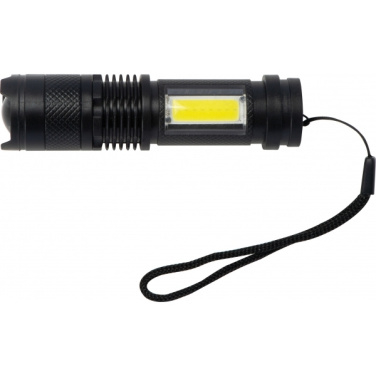 Logo trade promotional products image of: Rechargeable flashlight AARHUS