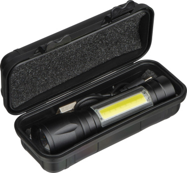 Logotrade promotional product picture of: Rechargeable flashlight Tokyo