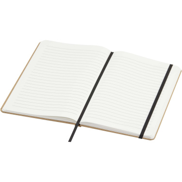 Logotrade advertising product image of: Holm A5 stone paper hard cover notebook with lined pages