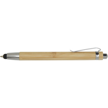 Logo trade business gift photo of: Elm bamboo ballpoint pen