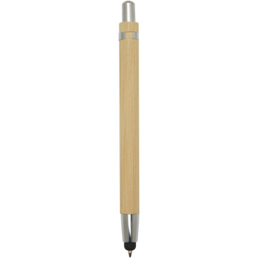 Logo trade corporate gifts image of: Elm bamboo ballpoint pen