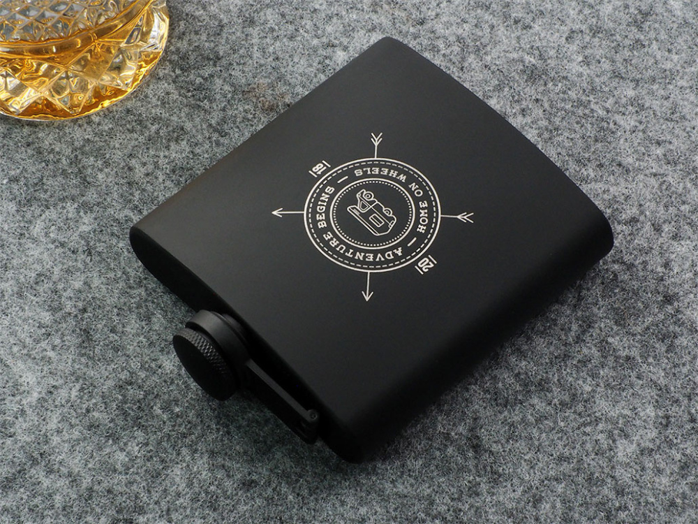 Logo trade promotional merchandise photo of: Hip flask 190203600
