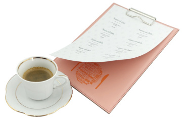 Logo trade promotional merchandise photo of: Clipboard menu 1028094