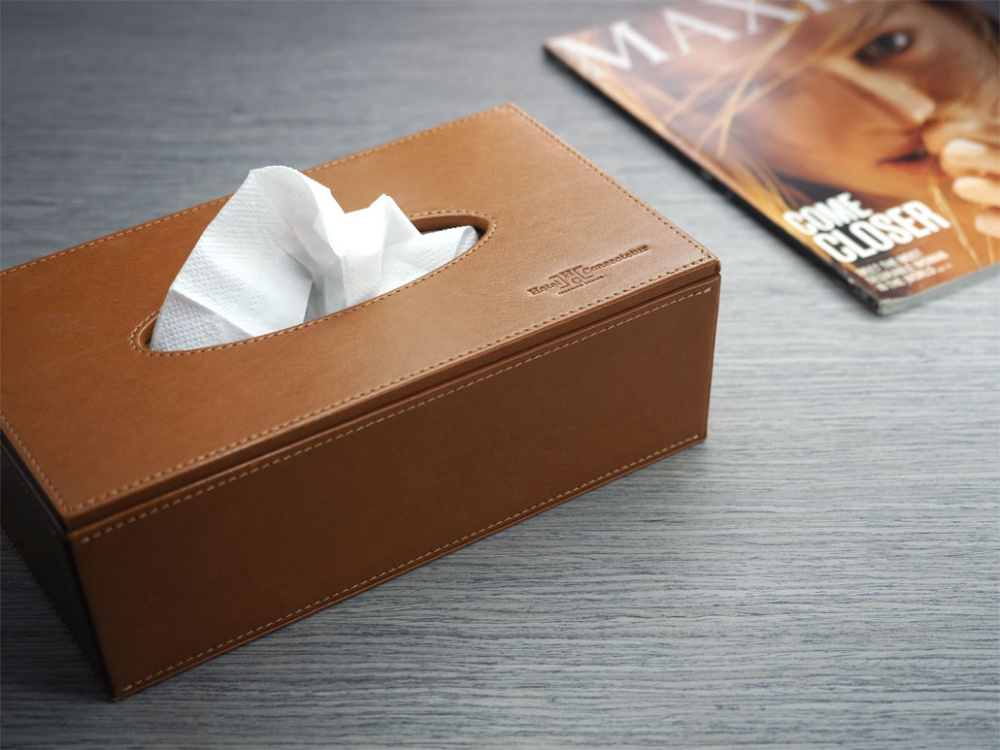 Logo trade business gifts image of: Tissue box 992119