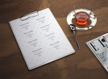 Logo trade corporate gift photo of: Clipboard menu 1121119
