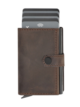 Logo trade promotional products picture of: RFID wallet - Hunter Leather 2109284