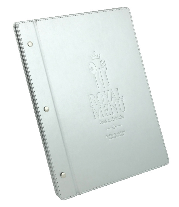 Logo trade promotional giveaways picture of: Menu cover 1087119