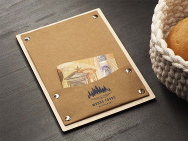 Logo trade promotional giveaways picture of: Bill holder 1053121