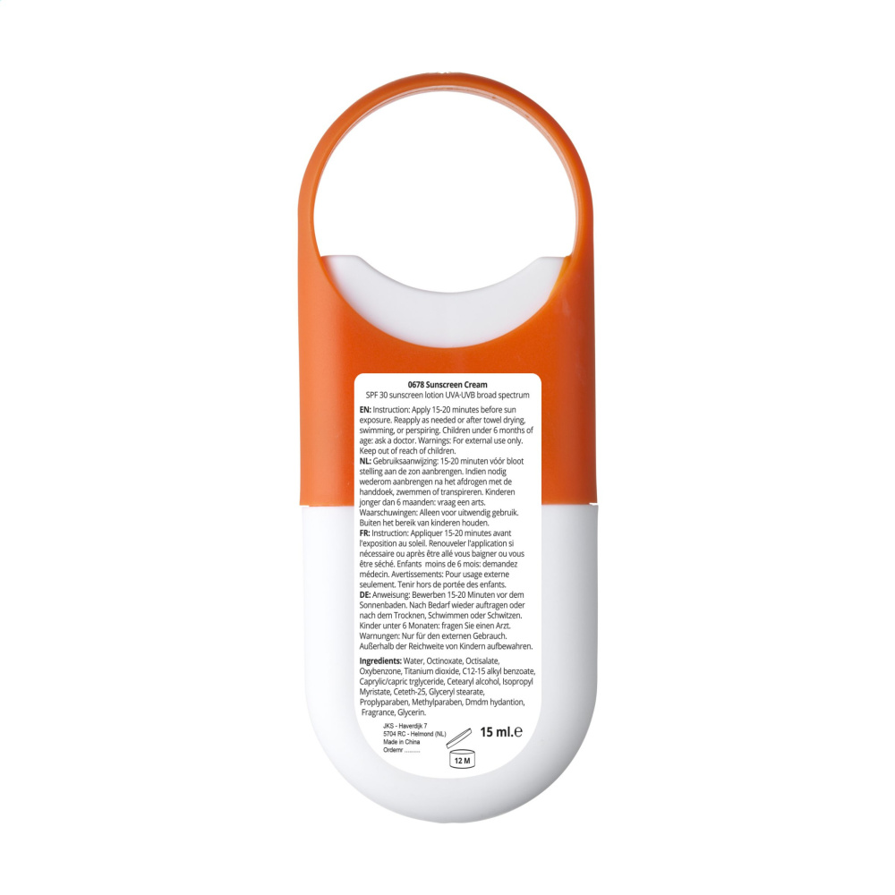Logo trade promotional merchandise picture of: Sunscreen Spray HookUp factor 30