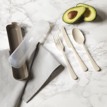 Logotrade promotional giveaway image of: Outdoor 3-piece Cutlery Set