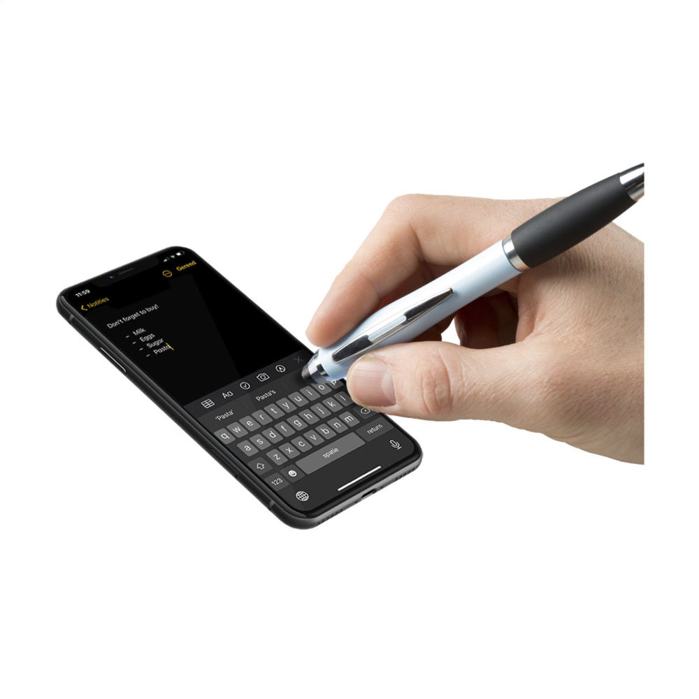 Logo trade advertising products picture of: Athos Colour Touch stylus pen