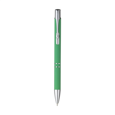 Logo trade promotional giveaways image of: Ebony Soft Touch Accent pen