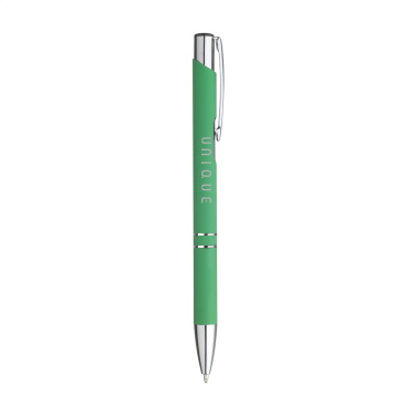 Logo trade promotional gifts image of: Ebony Soft Touch Accent pen