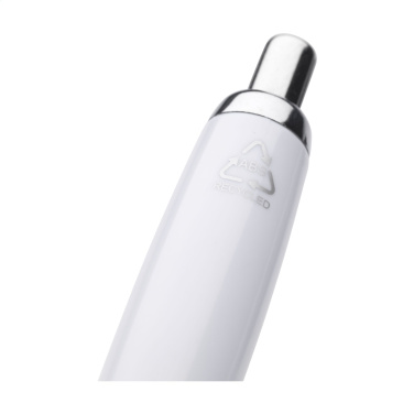 Logo trade promotional items picture of: Athos Trans GRS Recycled ABS pen