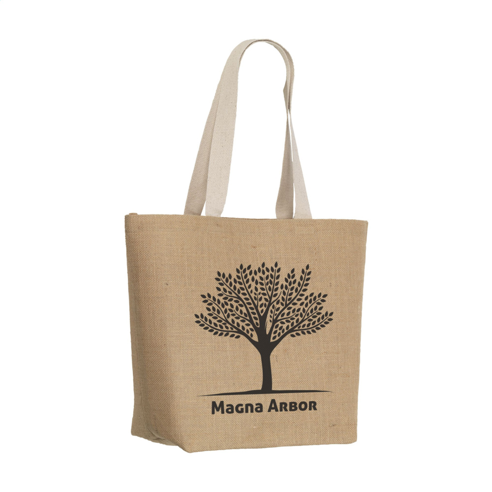 Logo trade promotional items image of: Elegance Bag jute shopper