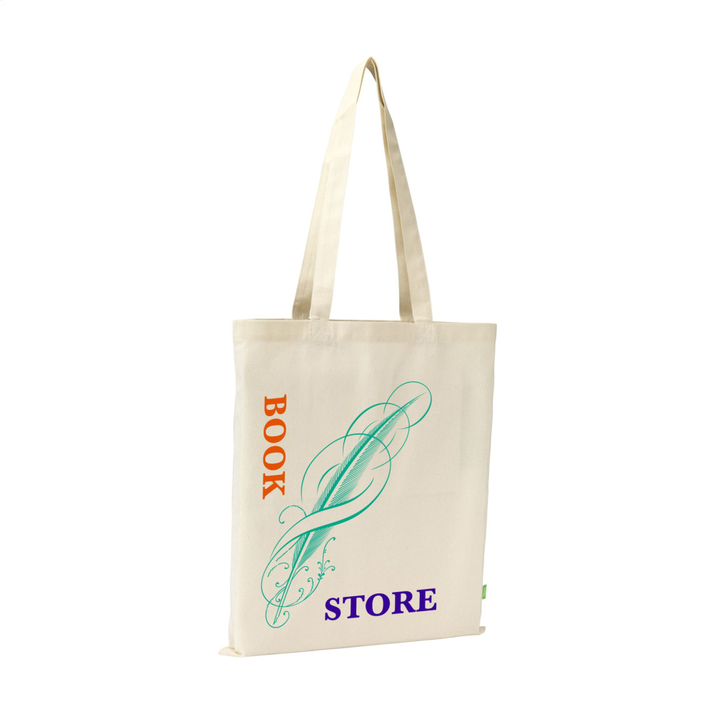 Logo trade corporate gift photo of: Organic Cotton GOTS Shopper (140 g/m²) bag