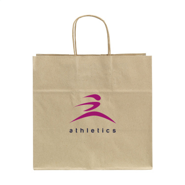 Logotrade promotional product image of: Leaf It Bag recycled grass paper (90 g/m²) L