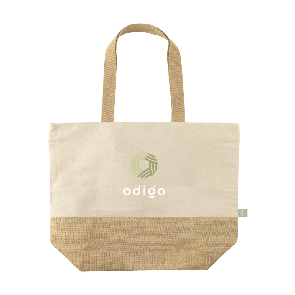 Logo trade promotional gifts picture of: Cancun Beachbag Organic Cotton (320 g/m²)
