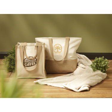 Logotrade promotional giveaway image of: Cancun Beachbag Organic Cotton (320 g/m²)