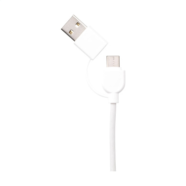 Logo trade promotional gift photo of: Charging Cable RCS Recycled ABS-TPE