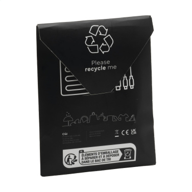 Logo trade corporate gift photo of: Charging Cable RCS Recycled ABS-TPE