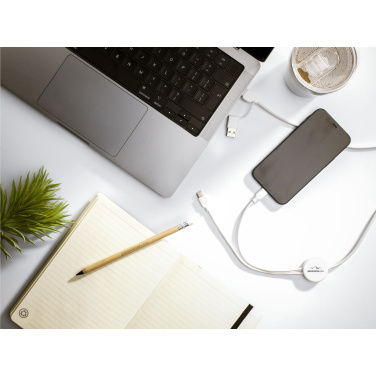 Logotrade advertising product picture of: Charging Cable RCS Recycled ABS-TPE