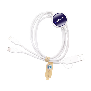 Logo trade promotional product photo of: Charging Cable RCS Recycled ABS-TPE