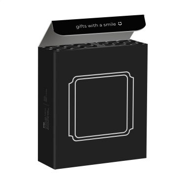 Logo trade promotional giveaways picture of: TriCharge RCS  Recycled PU Wireless Charger