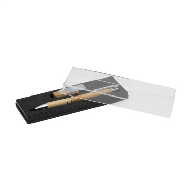 Logo trade business gifts image of: Bamboo Connect Giftset 8 GB