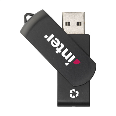 Logotrade promotional gift picture of: USB Twist Recycle 64 GB