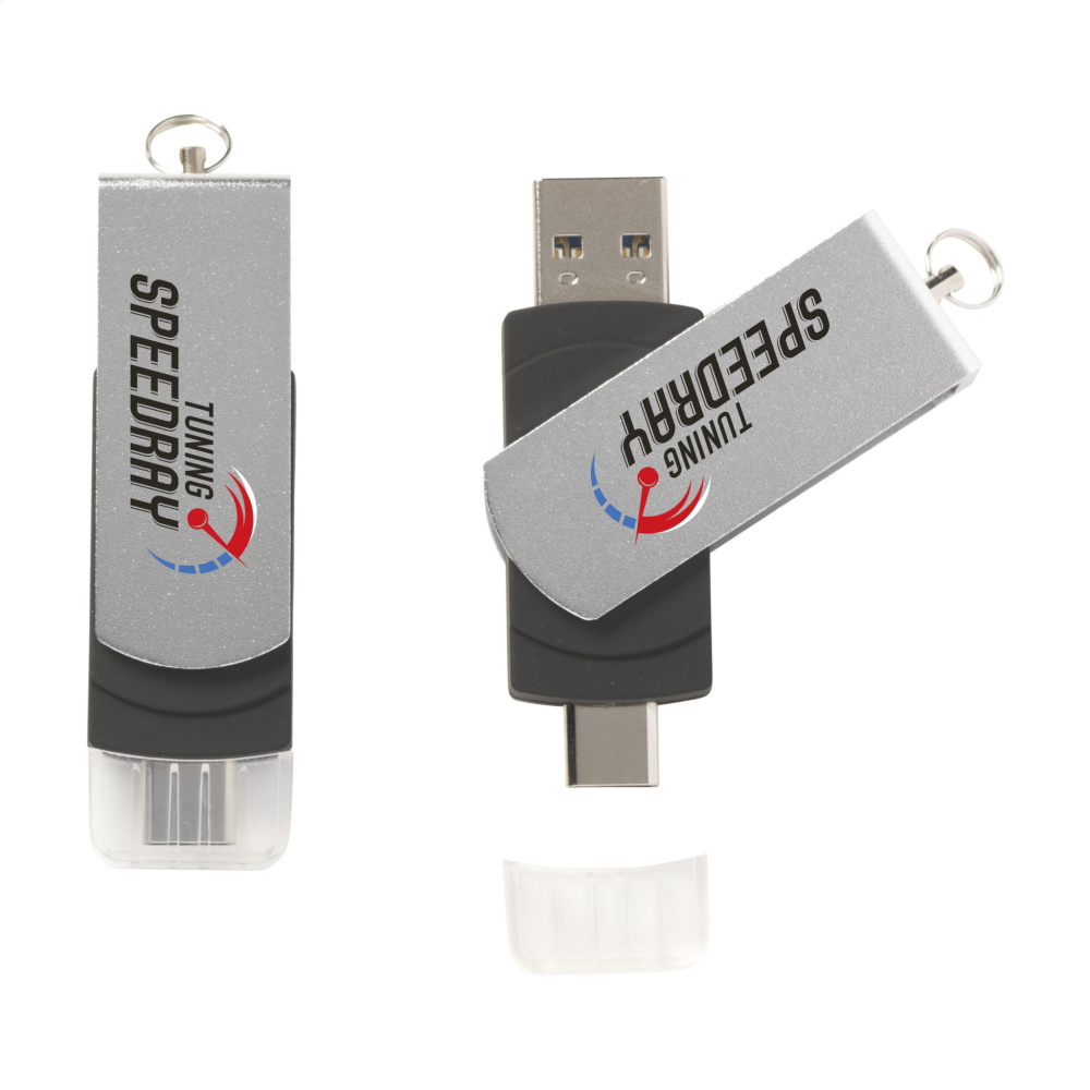 Logo trade promotional gift photo of: USB Dual Connect 3.0 - Type-C 8 GB
