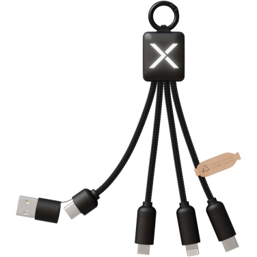 Logo trade advertising products image of: SCX.design C13 15W 5-in-1 charging cable