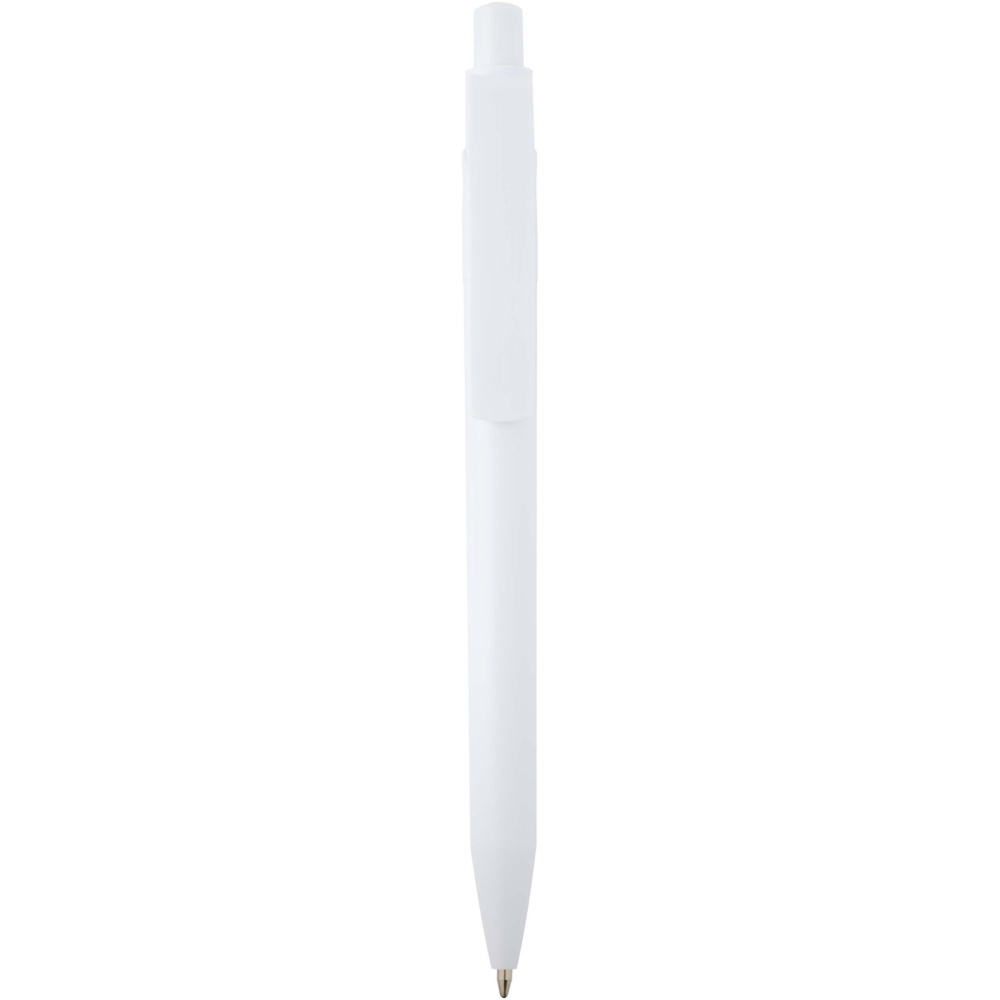 Logotrade promotional item image of: Unica recycled plastic ballpoint pen (blue ink)