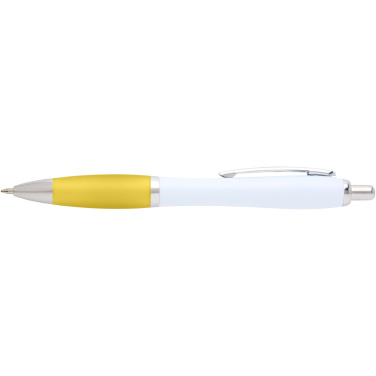 Logotrade promotional merchandise image of: Nash recycled plastic ballpoint pen (blue ink)