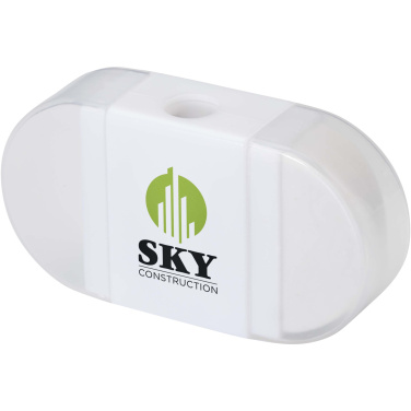 Logo trade promotional merchandise photo of: Velvi pencil sharpener with eraser 