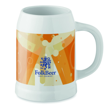 Logo trade promotional products image of: Sublimation beer mug 500 ml