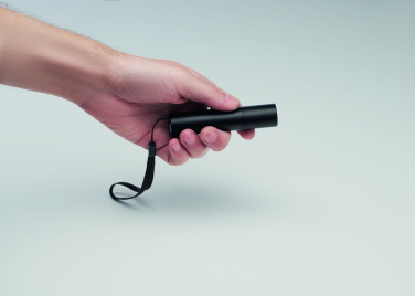 Logo trade promotional gifts image of: Aluminium rechargeable torch